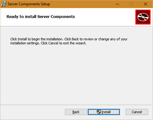 Install confirmation