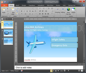 Pdna Setting presentation elements as hyperlinks.png